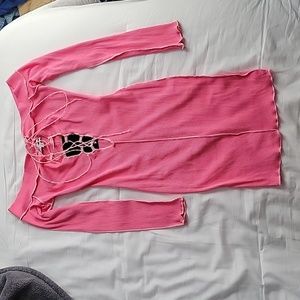 Fashion Nova dress size medium pink and light pink